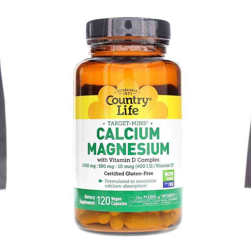 Calcium Magnesium with Vitamin D Complex, Country Life